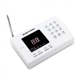 99 Zone Auto Dial Wireless Burglar Alarm System With 6pcs Door Sensor 2pcs PIR And 4 Remote Control  