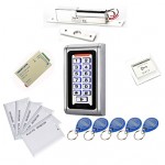 Metal Waterproof Access Controller Kits(Electric Bolt,10 EM-ID Card,Power Supply)