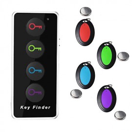 Wireless RF transmitter Locator Key Finder with LED Flashlight Smart 4 Receivers  